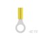 Te Connectivity Ring Terminal, 3/8 in Stud Size, 10 AWG, 300 V, Nylon Insulated, Yellow 2-320577-2 - alternate 3